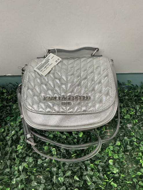 Vist Large View of Product Image Which is Used Karl Lagerfeld Xlarge Leather Handbag