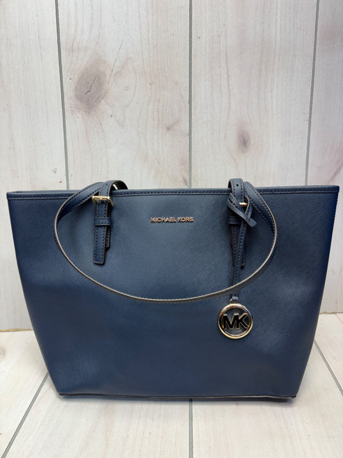Vist Large View of Product Image Which is Used Michael Kors Large Leather Handbag