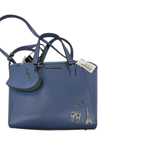 Vist Large View of Product Image Which is Used Karl Lagerfeld Large Leather Handbag