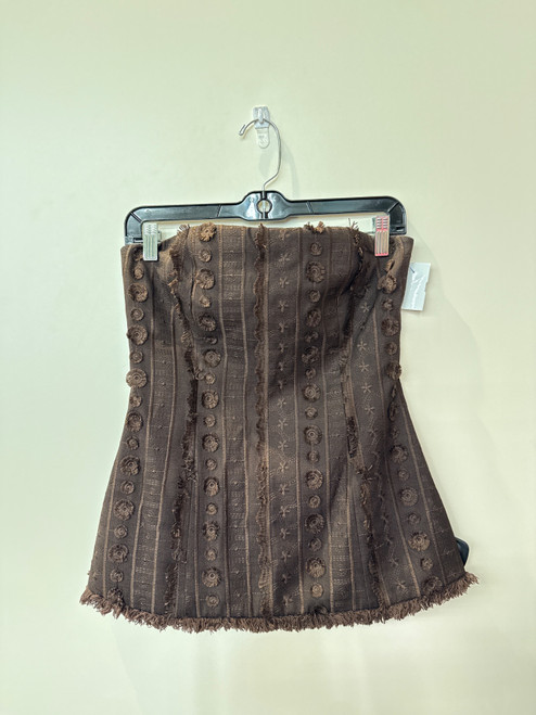 Vist Large View of Product Image Which is Used Line&Dot Sleeveless Top S-4/6
