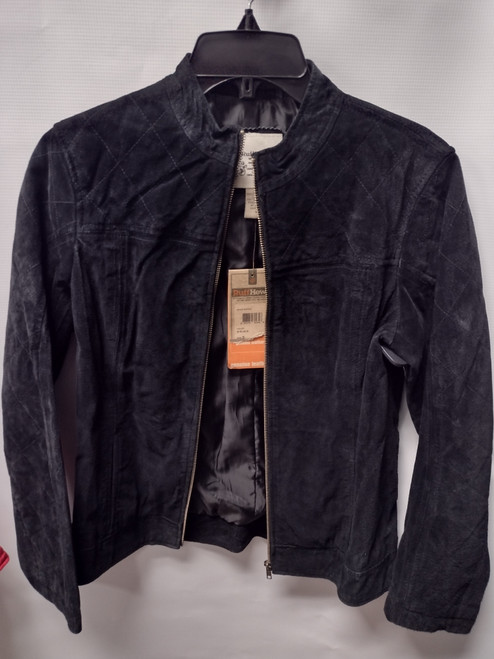 Vist Large View of Product Image Which is NWT Ruff Hewn Short Leather Jacket S-4/6