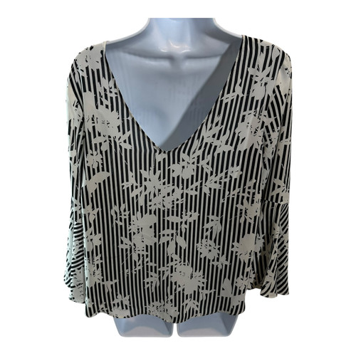 Vist Large View of Product Image Which is Used Rose & Olive Long Sleeve Top L-12/14