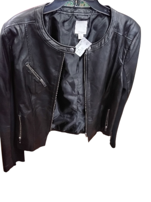 Vist Large View of Product Image Which is Used Halogen Leather Jacket L-12/14