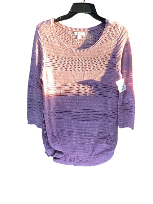 Vist Large View of Product Image Which is Used New York & Company Long Sleeve Top M-8/10