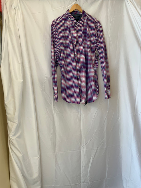 Vist Large View of Product Image Which is Used Banana Republic Mens Long Sleeve Top XL/17-17.5