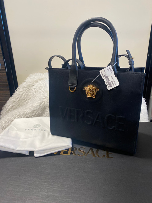 Vist Large View of Product Image Which is Used Versace Small Leather Handbag 60100-S000238393
