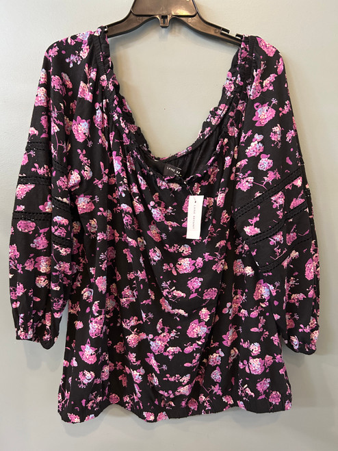 Vist Large View of Product Image Which is Used Lane Bryant Long Sleeve Top 4X-24