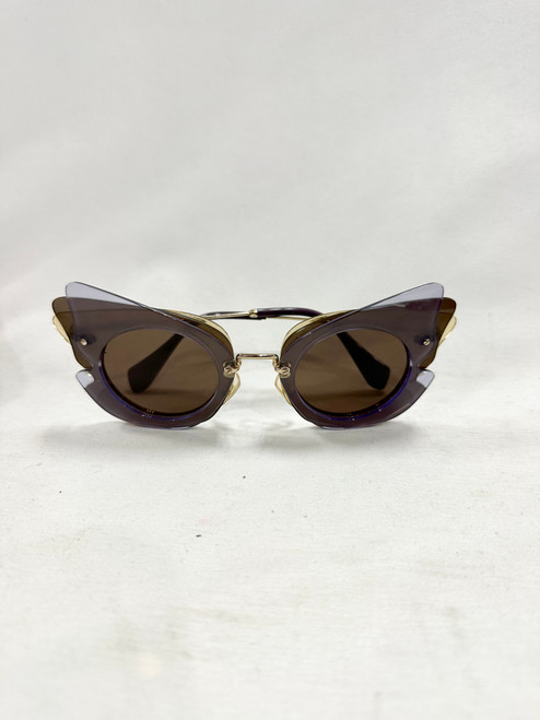 Vist Large View of Product Image Which is Used Miu Miu Cat Eye Sunglasses 60067-S000670859