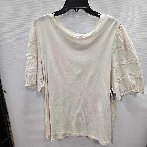 Vist Large View of Product Image Which is Used Workshop Short Sleeve Top 3X-22