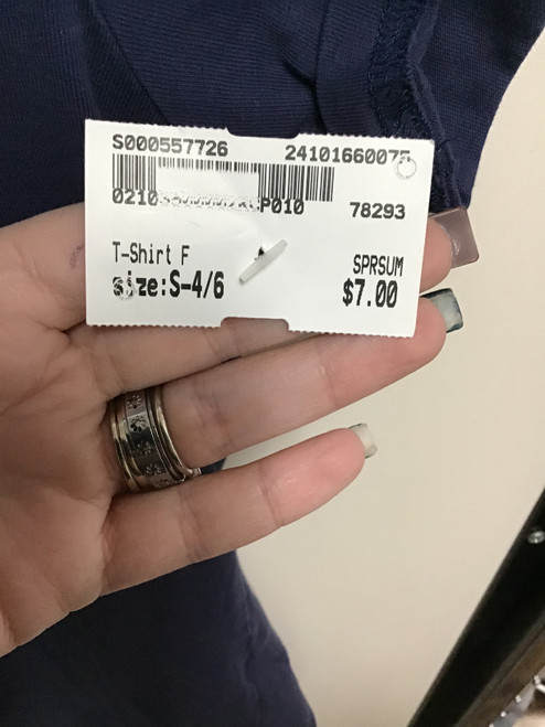 Vist Large View of Product Image Which is Used Unbranded T-Shirt F S-4/6