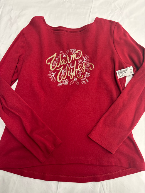 Vist Large View of Product Image Which is Used Croft & Barrow Long Sleeve Top M-8/10