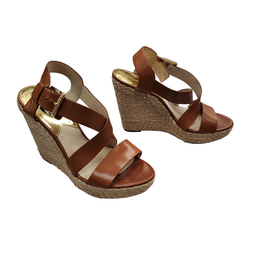 Vist Large View of Product Image Which is Used Michael Michael Kors Sandal Wedge Sz: 9