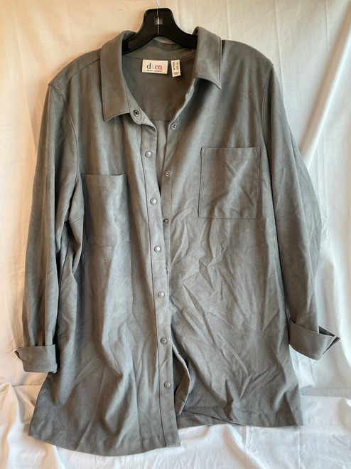 Vist Large View of Product Image Which is Used Denim & Co. Short Heavyweight Coat L-12/14