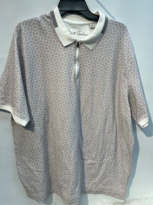 Used Robert Graham Mens Short Sleeve Top 2X/18-18.5 60132-S000032506