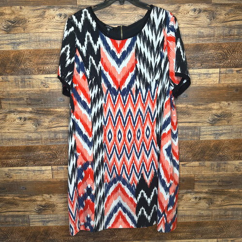 Vist Large View of Product Image Which is Used Jones New York Short Dress F 2X-20 60129-S000451386