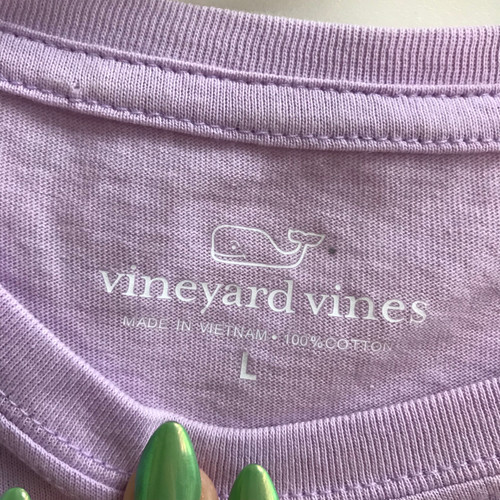Vist Large View of Product Image Which is Used Vineyard Vines Long Sleeve T-Shirt F L-12/14