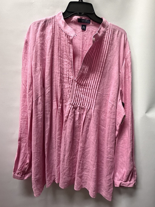 Vist Large View of Product Image Which is Used Chaps Long Sleeve Top P 3X-22
