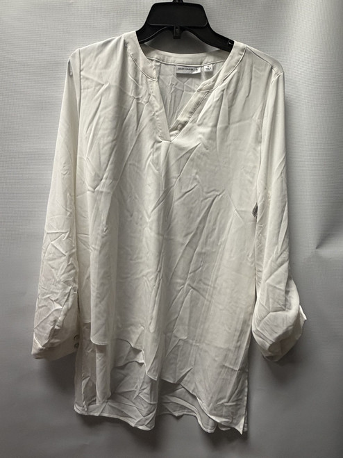 Vist Large View of Product Image Which is Used Susan Graver Long Sleeve Top P 1X-18