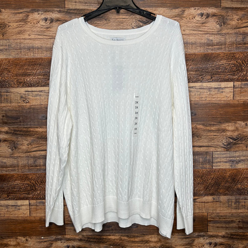 Vist Large View of Product Image Which is NWT Kim Rogers Lightweight Sweater F 3X-22