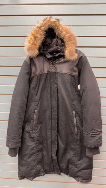 Vist Large View of Product Image Which is Used Danier Long Leather Jacket XL-16