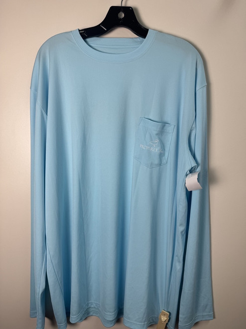 Vist Large View of Product Image Which is Used Properly Tied Mens Long Sleeve T-Shirt XL