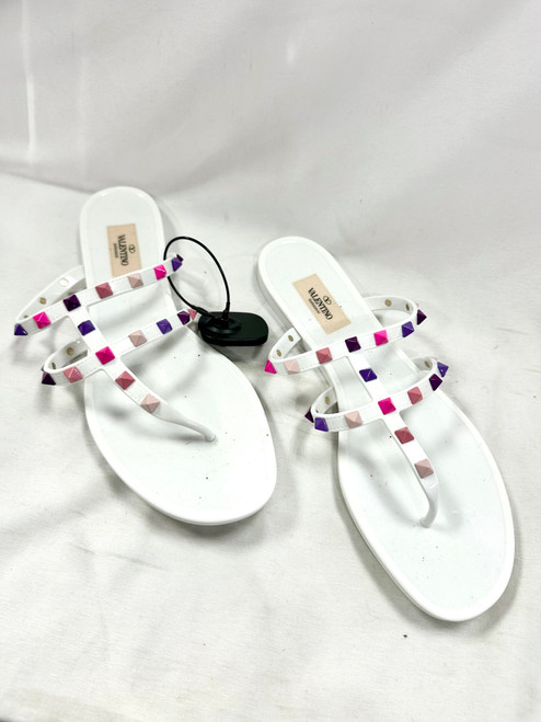 Used Valentino Rockstud Flip Flops  11 60067-S000703863