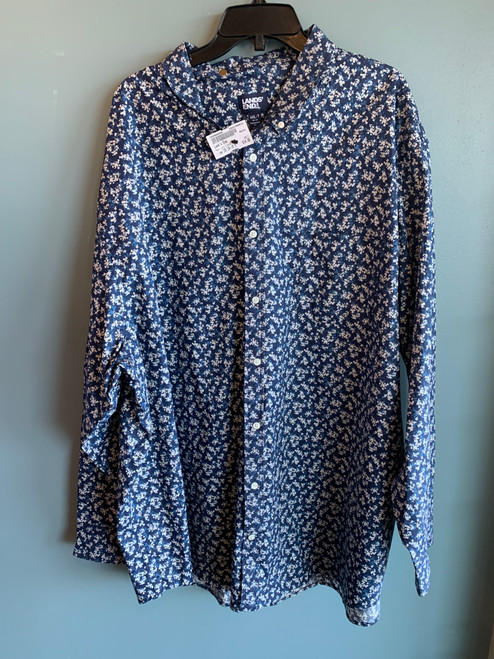 Vist Large View of Product Image Which is Used Land's End Mens Long Sleeve Top 3X/19-19.5