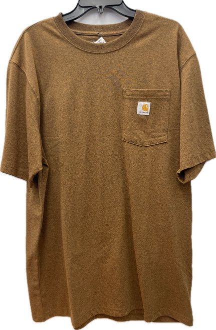 Used Carhartt Mens Short Sleeve Top L/16-16.5 60030-S000824528