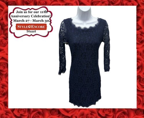 Used Diane Von Furstenberg Spring Short Dress P S-4/6 ANNIV 60038-S001109453