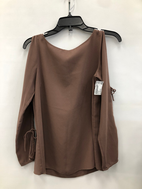 Used Aritzia Wilfred Brown Long Sleeve Top XS-0/2 60117-S000098438