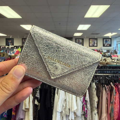 Vist Large View of Product Image Which is Used Balenciaga Leather Wallet
