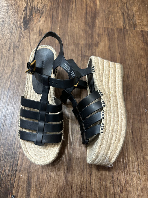 Vist Large View of Product Image Which is Used Tory Burch Wedge Sandals 7.5