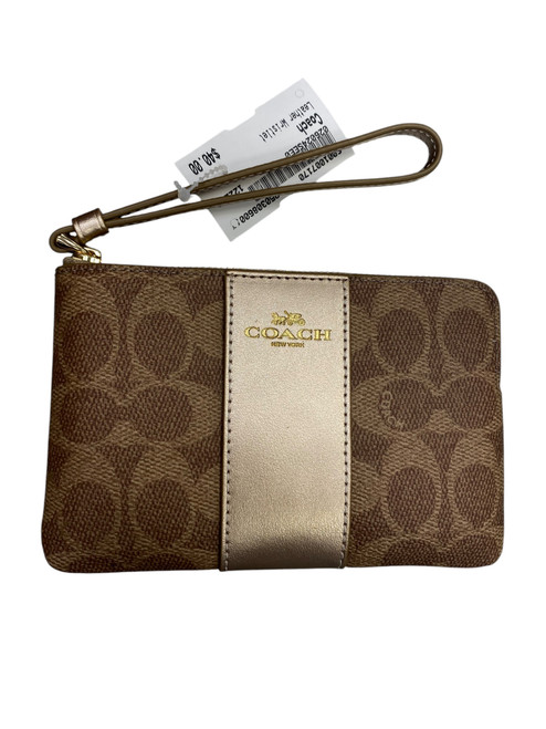 Used Coach Leather Wristlet 60017-S001007170