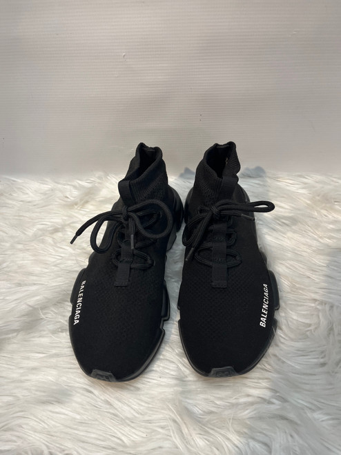 Balenciaga Mens Black Sneakers Size 9