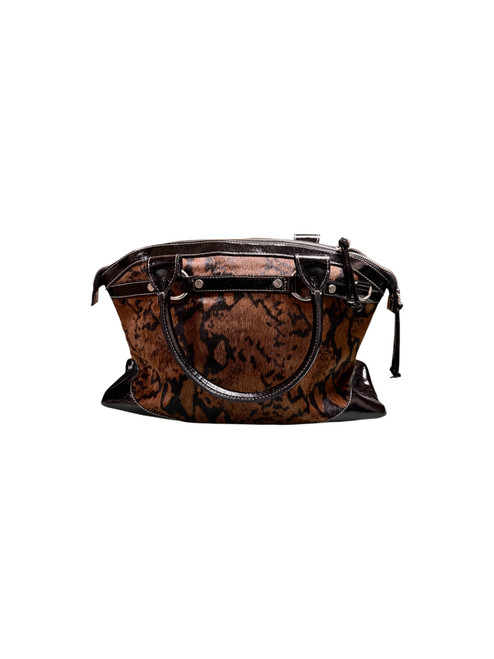 Vist Large View of Product Image Which is Unbranded Large Leather Handbag