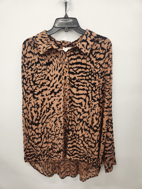 Vist Large View of Product Image Which is Used Jodifl Long Sleeve Top 1X-18 60027-S001300972