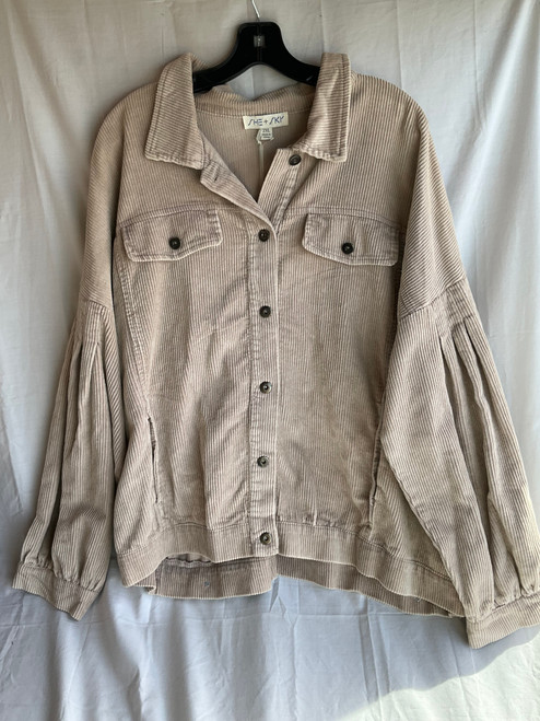 Vist Large View of Product Image Which is Used She + Sky Short Light Jacket 2X-20
