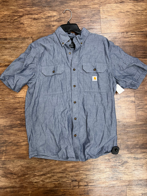 Vist Large View of Product Image Which is Used Carhartt Mens Short Sleeve Top M/15-15.5