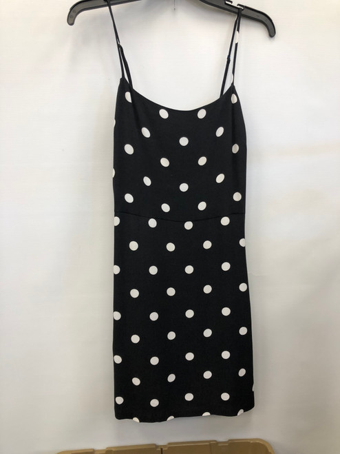 Vist Large View of Product Image Which is Used Poka Dot Black Wilfred Short Dress B S-4/6