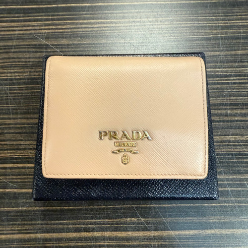 Used Prada Leather Wallet 60129-S000483033
