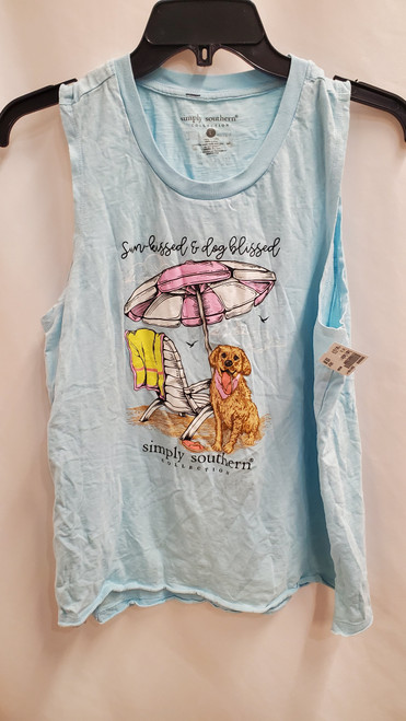 Vist Large View of Product Image Which is Used Simply Southern Tank Top L-12/14