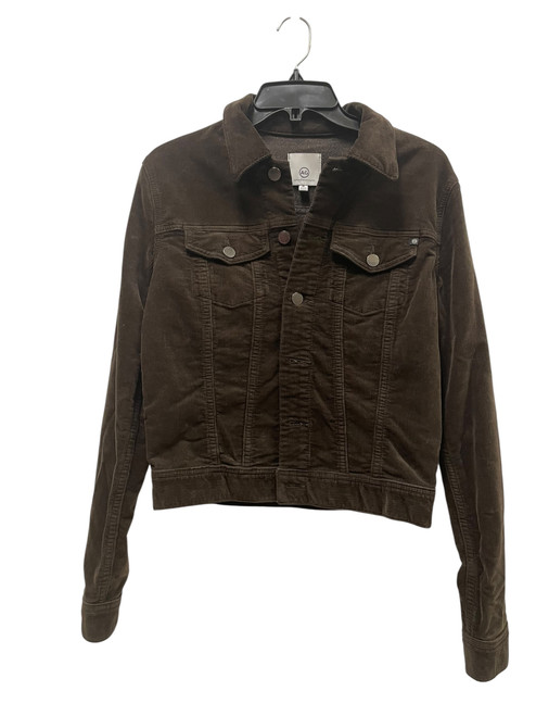 Used AG Adriano Goldschmied Short Light Jacket M-8/10 60069-S000680591 Vist Large View of Product Image Which is Used AG Adriano Goldschmied Short Light Jacket M-8/10