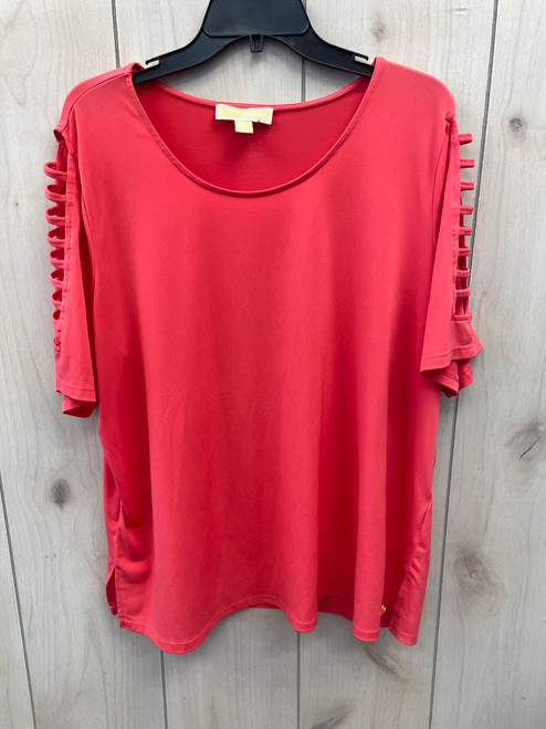 Vist Large View of Product Image Which is Used Michael Michael Kors Short Sleeve Top 2X-20