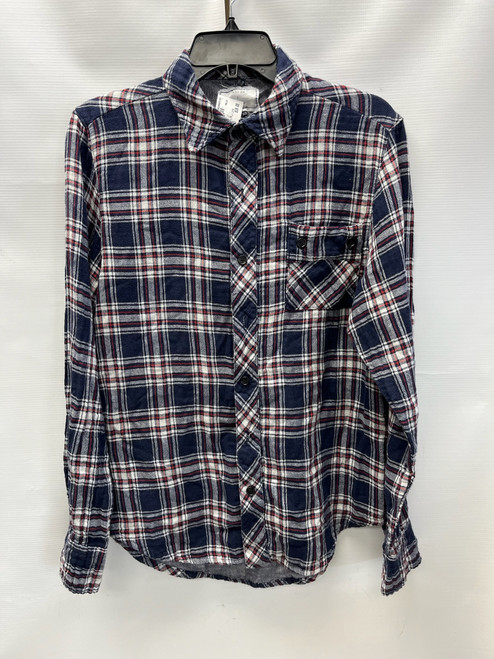 Vist Large View of Product Image Which is Used Billy Reid Mens Long Sleeve Top M/15-15.5