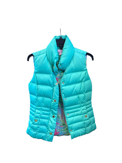 Vist Large View of Product Image Which is Used Lilly Pulitzer Lightweight Vest XS-0/2