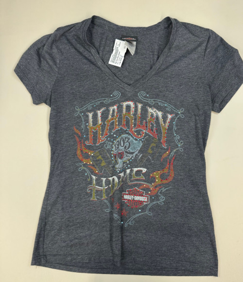 Vist Large View of Product Image Which is Used Harley-Davidson Short Sleeve Top M-8/10 60006-S001071862