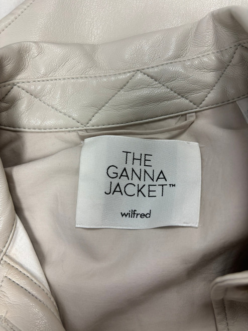 Vist Large View of Product Image Which is Used Aritzia Leather Jacket S-4/6