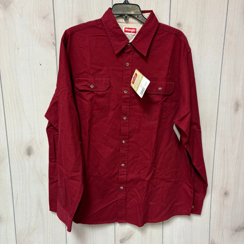 Vist Large View of Product Image Which is Used Wrangler Mens Long Sleeve Top L/16-16.5