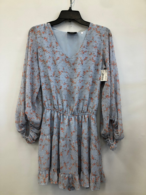 Vist Large View of Product Image Which is Used Vici Blue Floral Summer Short Dress B M-8/10 60117-S000104457