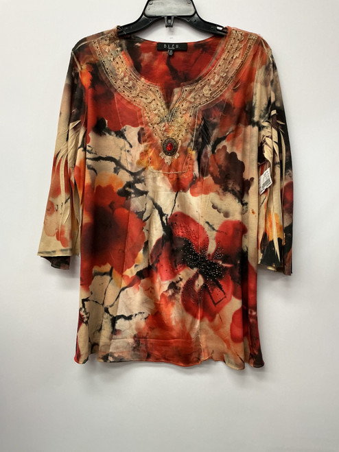 Vist Large View of Product Image Which is Used B.L.E.U. Short Sleeve Top 1X-18